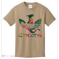 Cool Dracarys Dragon With Stripes Kids T-Shirt thumb 0