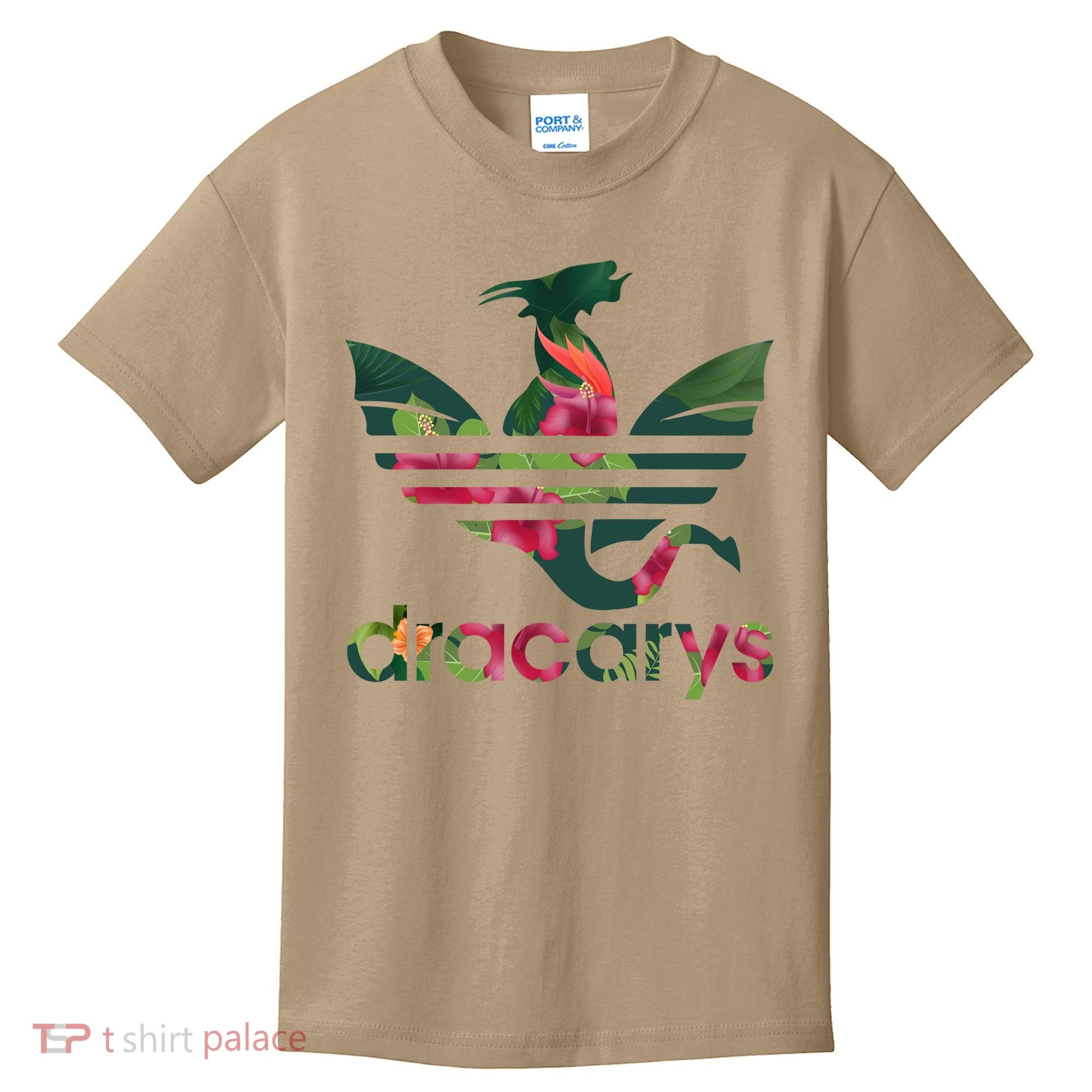 Cool Dracarys Dragon With Stripes Kids T-Shirt