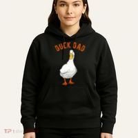 Cute Duck Dad Lover Illustration Gift Duck Owner Gifts Hoodie thumb 5