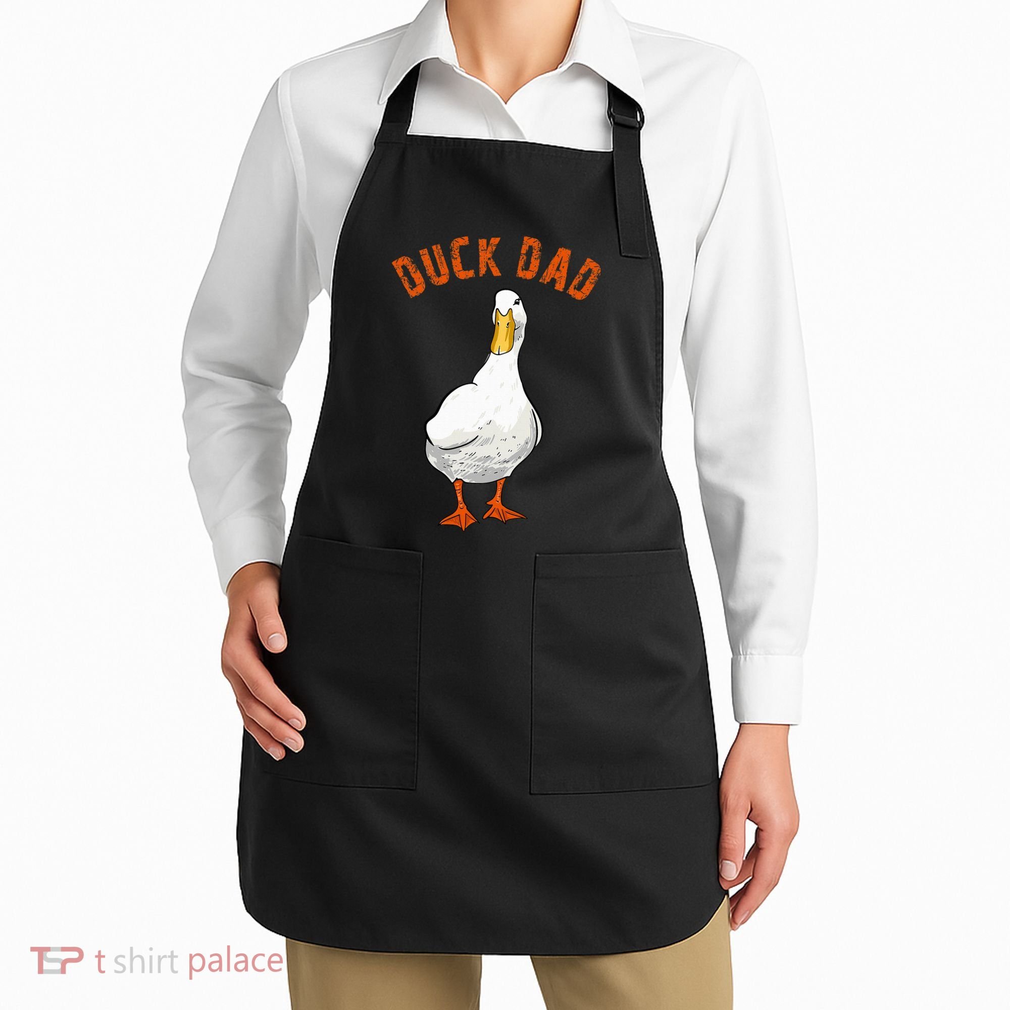 Cute Duck Dad Lover Illustration Gift Duck Owner Gifts Apron