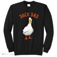 Cute Duck Dad Lover Illustration Gift Duck Owner Gifts Sweatshirt thumb 0