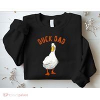 Cute Duck Dad Lover Illustration Gift Duck Owner Gifts Sweatshirt thumb 2