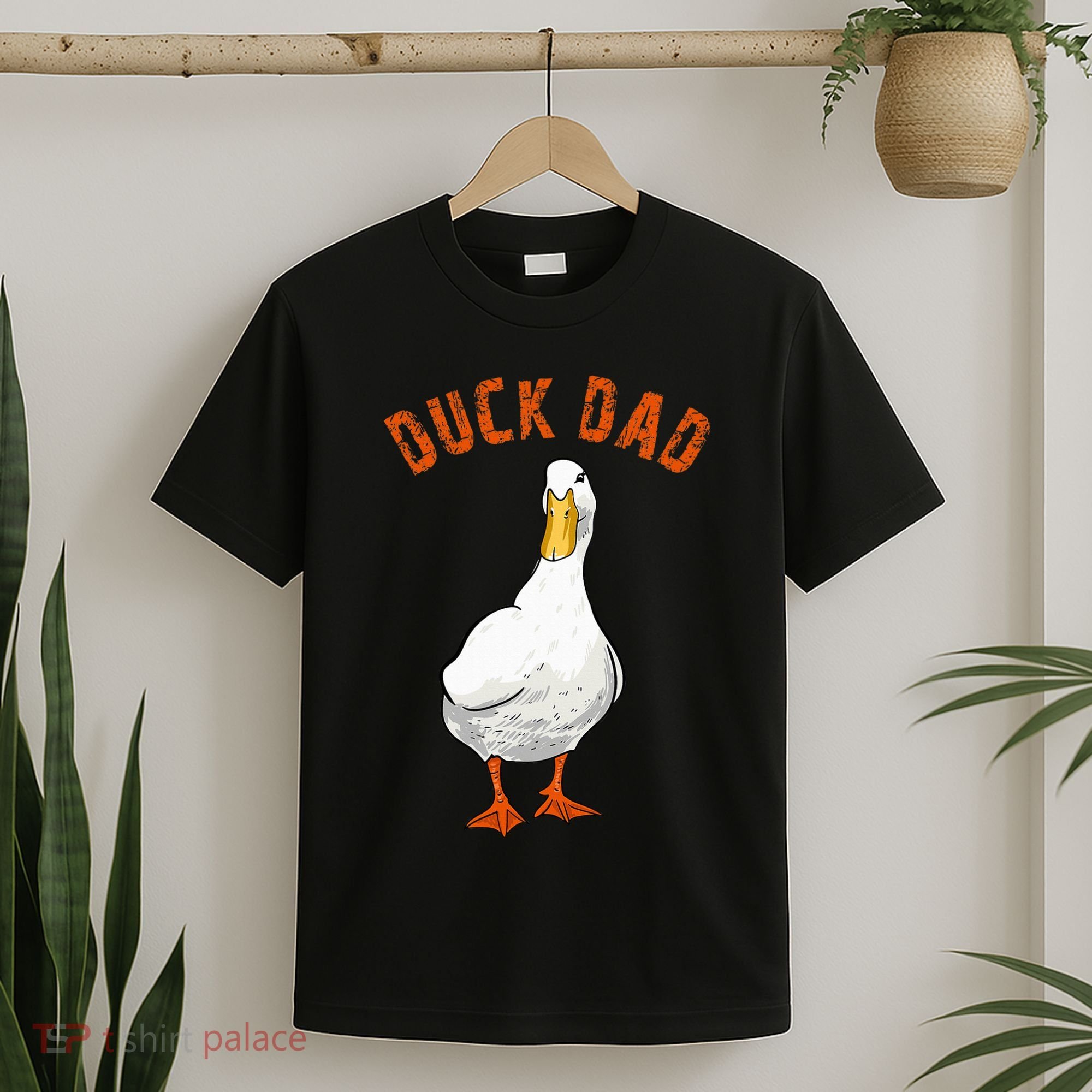 Cute Duck Dad Lover Illustration Gift Duck Owner Gifts T-Shirt