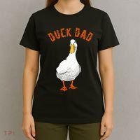 Cute Duck Dad Lover Illustration Gift Duck Owner Gifts T-Shirt thumb 4