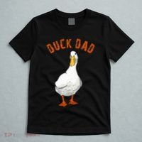 Cute Duck Dad Lover Illustration Gift Duck Owner Gifts T-Shirt thumb 5