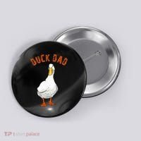Cute Duck Dad Lover Illustration Gift Duck Owner Gifts Button thumb 0