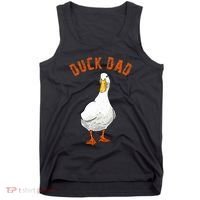 Cute Duck Dad Lover Illustration Gift Duck Owner Gifts Tank Top thumb 0
