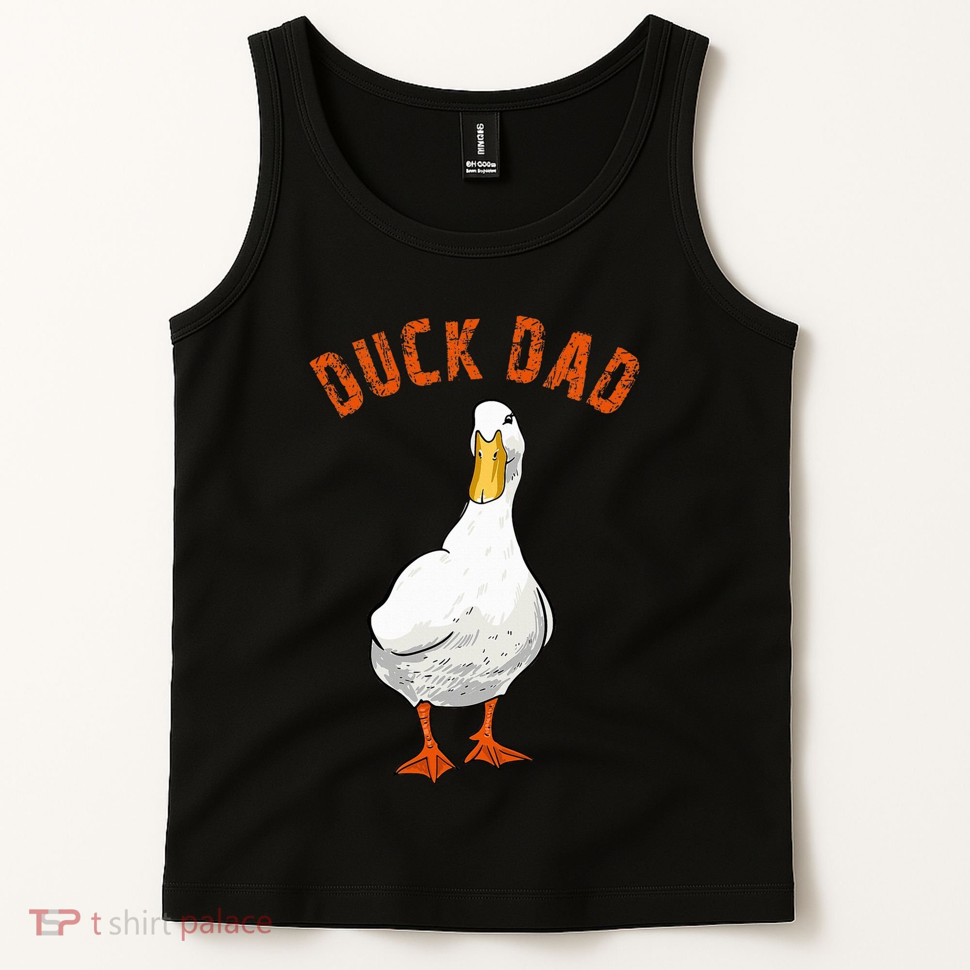 Cute Duck Dad Lover Illustration Gift Duck Owner Gifts Tank Top