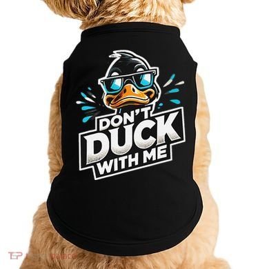 Cool Duck Don`T Duck Me Doggie Tank