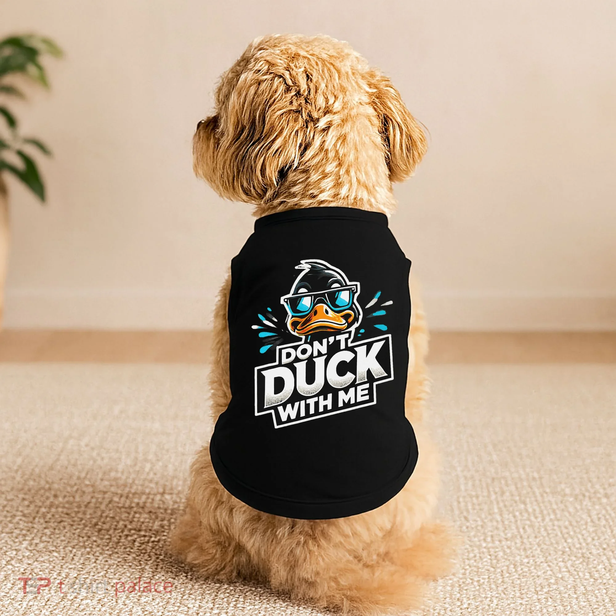 Cool Duck Don`T Duck Me Doggie Tank