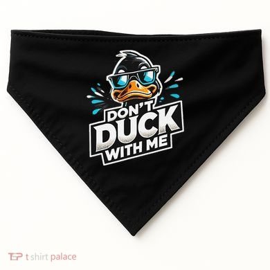 Cool Duck Don`T Duck Me USA-Made Doggie Bandana