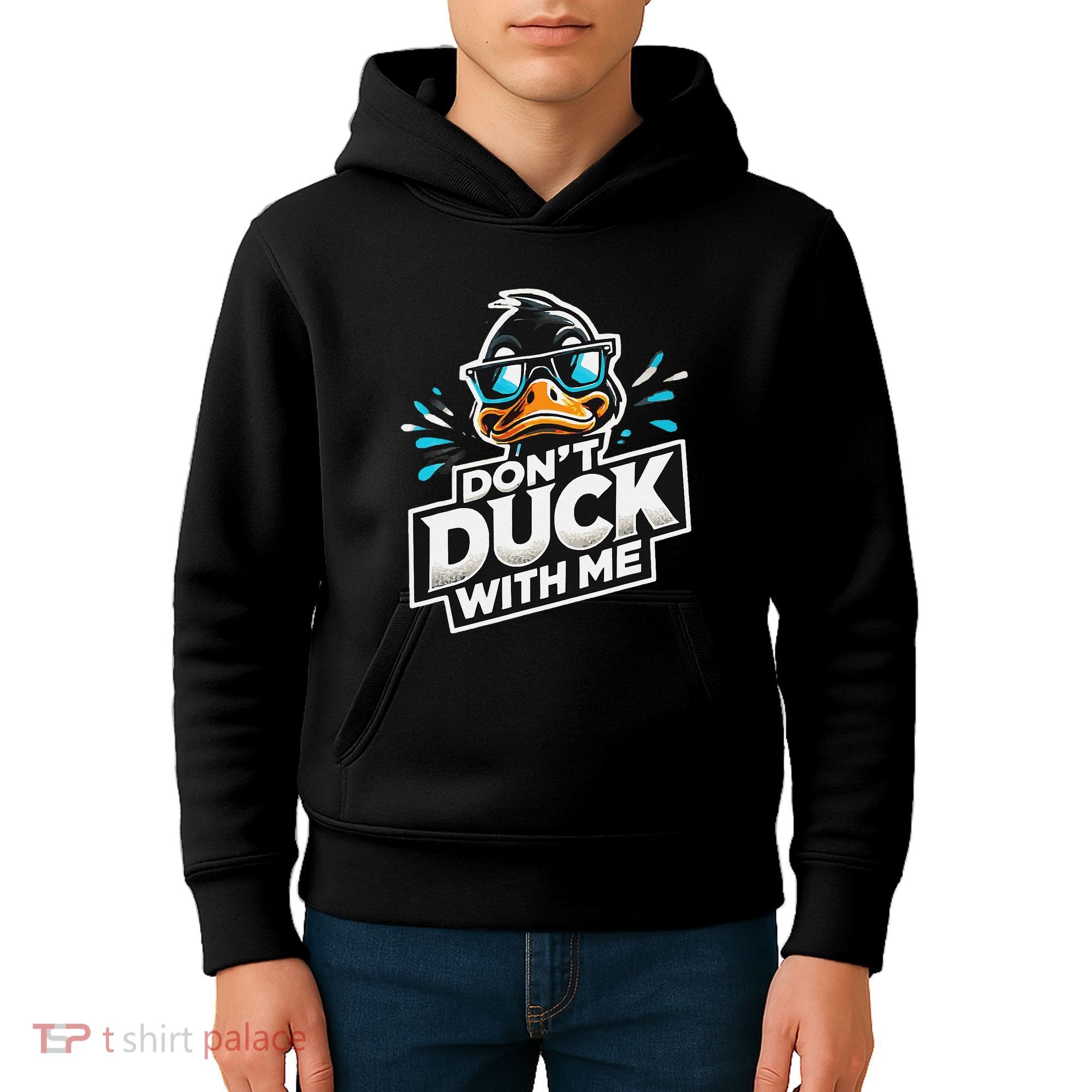 Cool Duck Don`T Duck Me Kids Hoodie