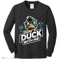 Cool Duck Don`T Duck Me Kids Long Sleeve Shirt thumb 0