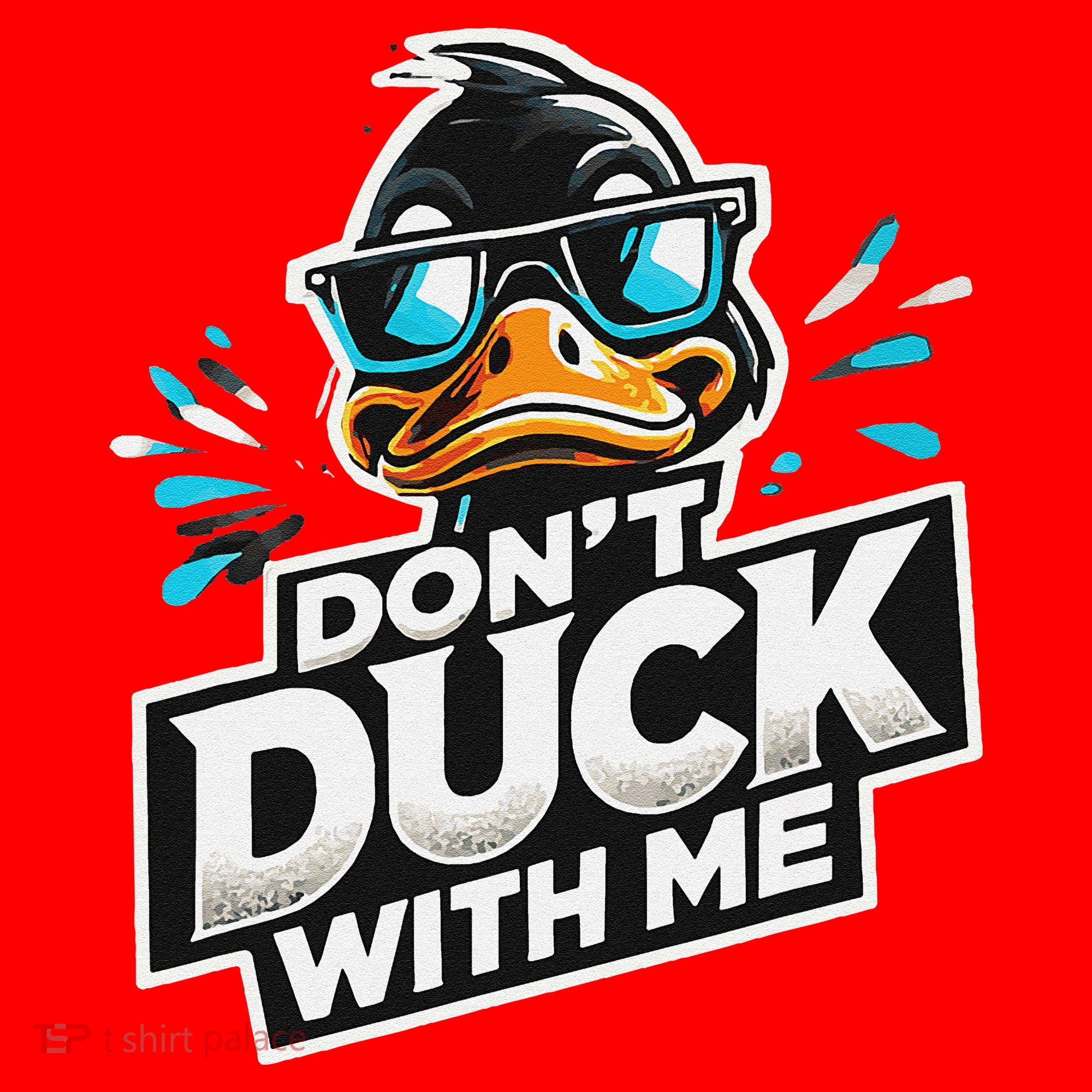 Cool Duck Don`T Duck Me Santa Hat