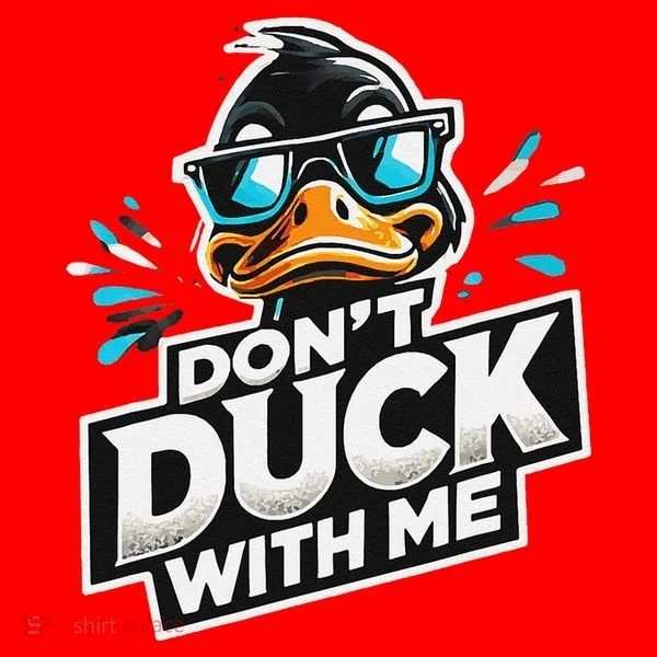 Cool Duck Don`T Duck Me Santa Hat
