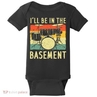 Cool Drumming Design For Drum Set Drumming Drummer Baby Bodysuit