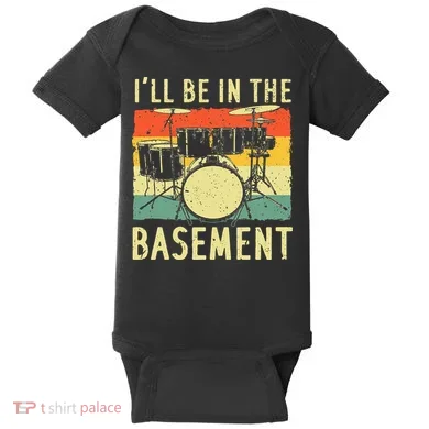 Cool Drumming Design For Drum Set Drumming Drummer Baby Bodysuit