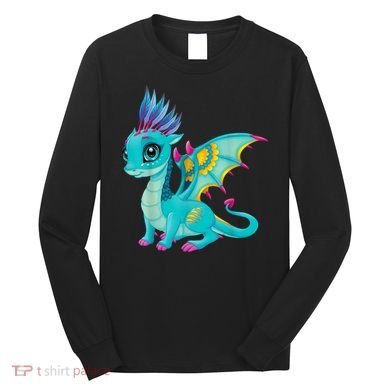 Cute Dragon Design Long Sleeve Shirt