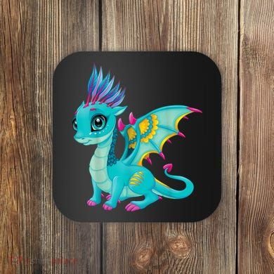 Cute Dragon Design Coaster