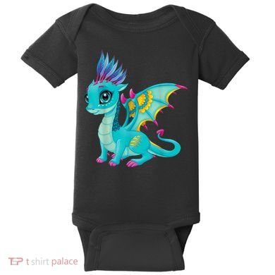 Cute Dragon Design Baby Bodysuit