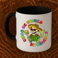 Cinco De Drink-o Bitchachos Drinking Coffee Mug thumb 2