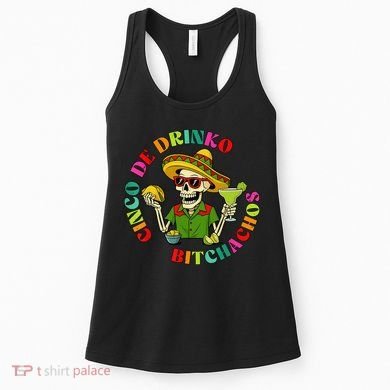 Cinco De Drink-o Bitchachos Drinking Women's Tank Top
