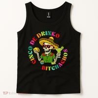 Cinco De Drink-o Bitchachos Drinking Tank Top thumb 2