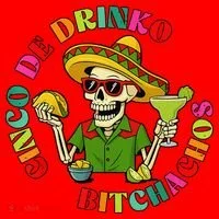 Cinco De Drink-o Bitchachos Drinking Santa Hat thumb 1