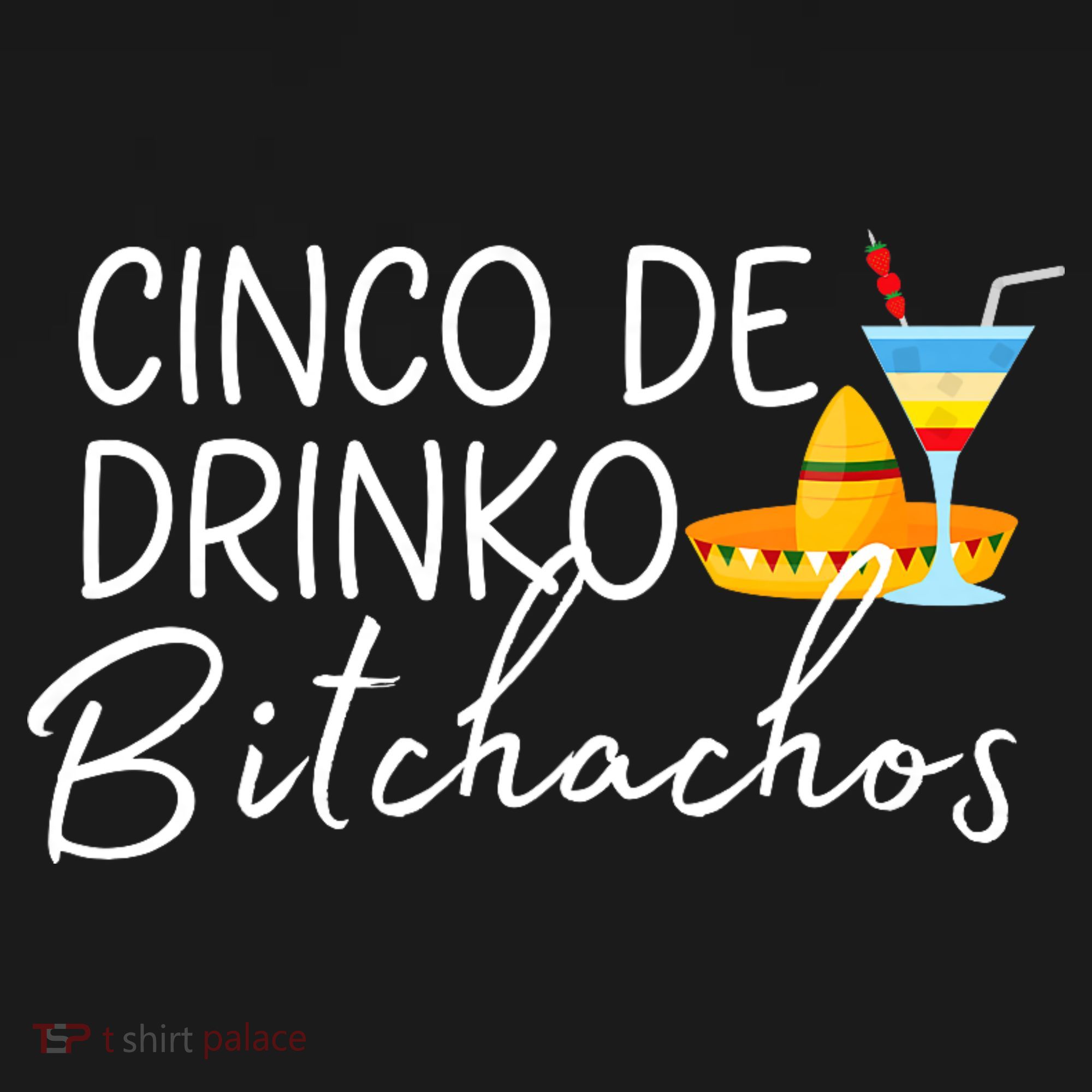 Cinco De Drinko Bitchachos Funny Cinco De Mayo Drinking Ornament