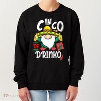 Cinco De Drinko Gnome Women's Sweatshirt thumb 0