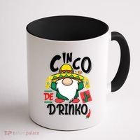 Cinco De Drinko Gnome Coffee Mug thumb 1