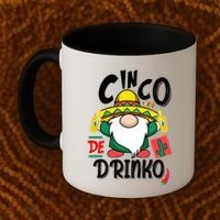 Cinco De Drinko Gnome Coffee Mug thumb 2