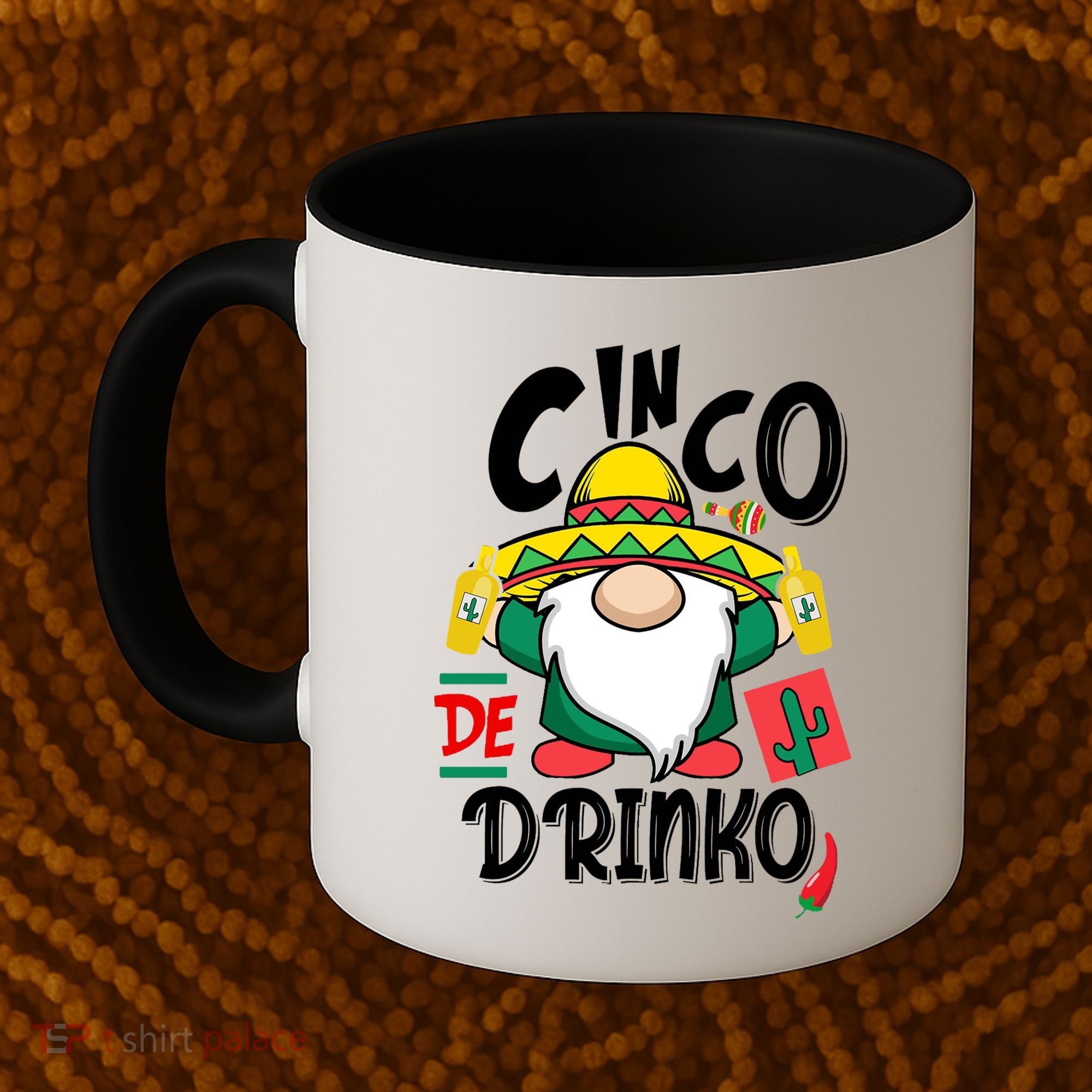 Cinco De Drinko Gnome Coffee Mug