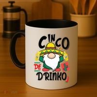 Cinco De Drinko Gnome Coffee Mug thumb 4