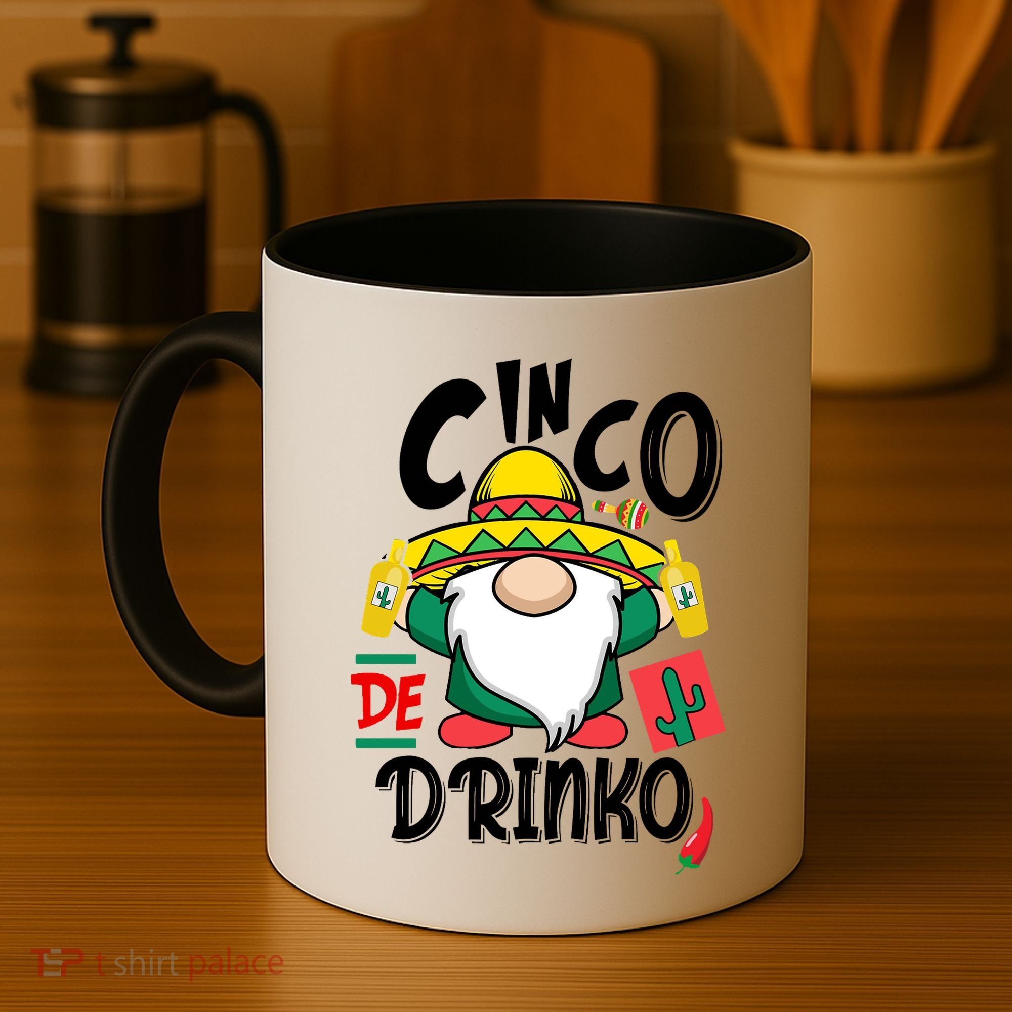 Cinco De Drinko Gnome Coffee Mug