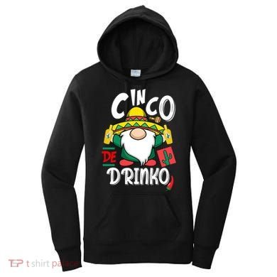 Cinco De Drinko Gnome Women's Hoodie