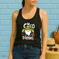 Cinco De Drinko Gnome Women's Tank Top thumb 2