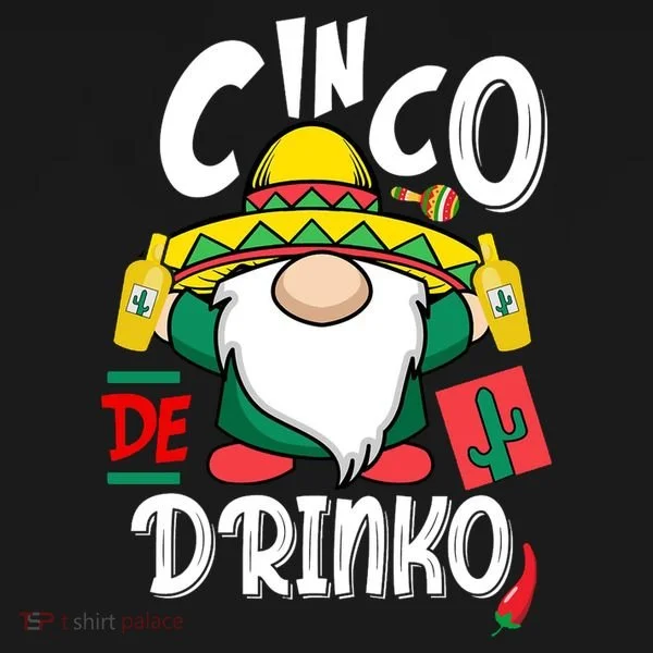 Cinco De Drinko Gnome Women's Tank Top