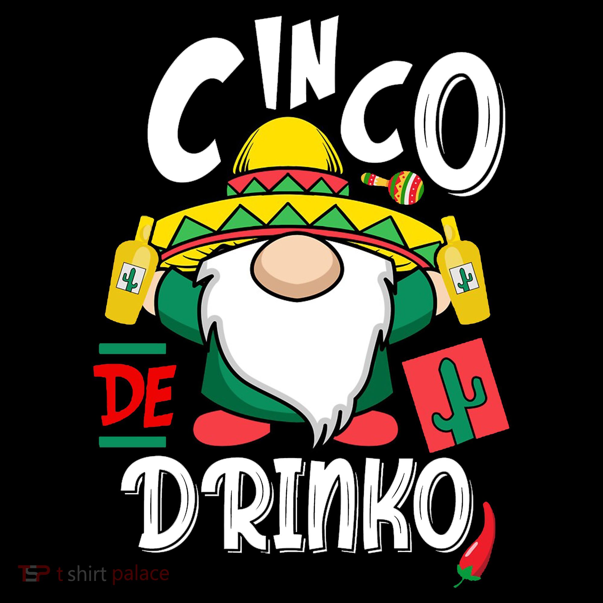 Cinco De Drinko Gnome Toddler Hoodie