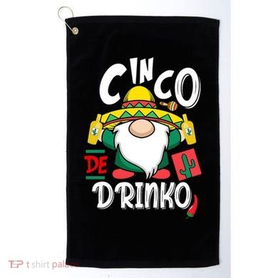 Cinco De Drinko Gnome Golf Towel