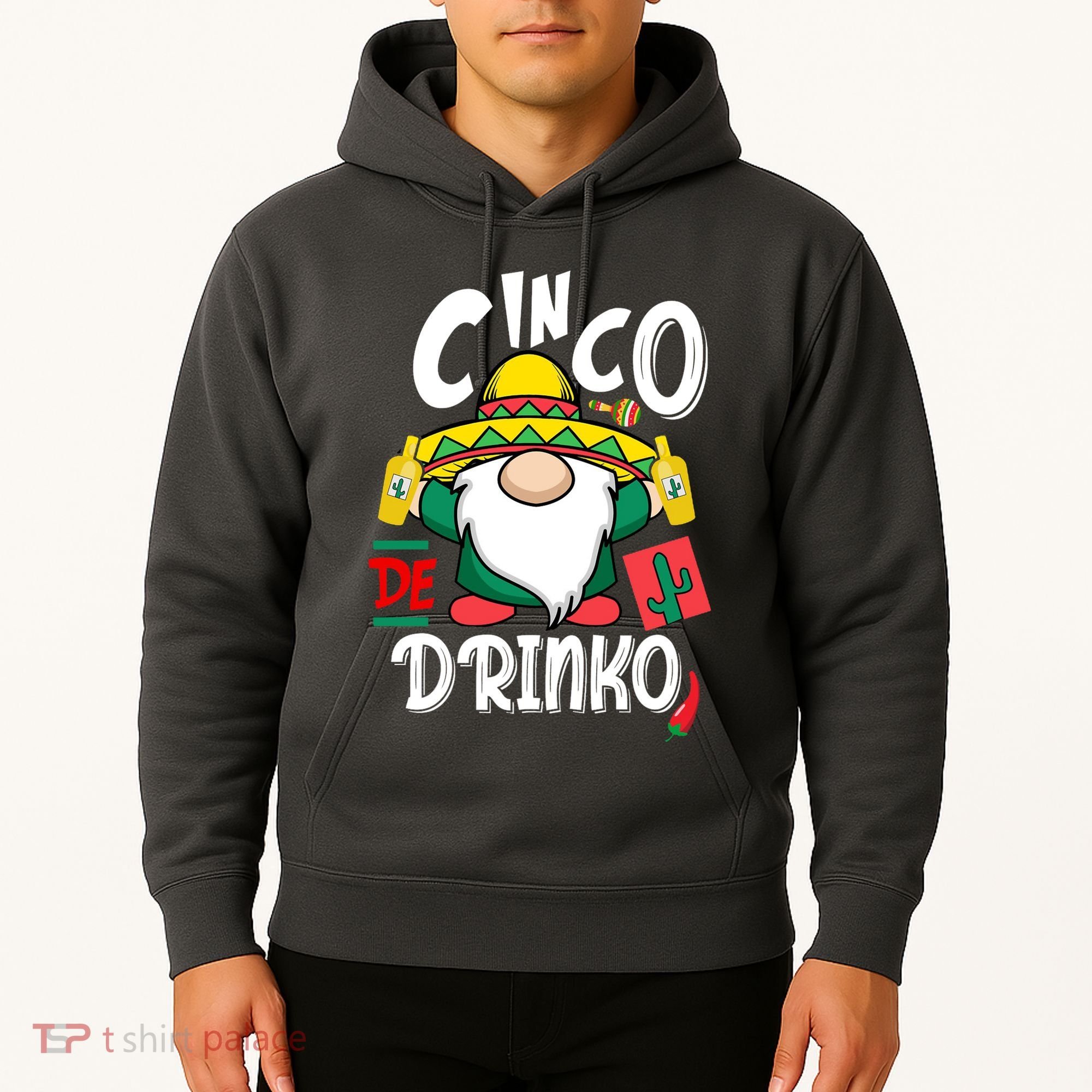 Cinco De Drinko Gnome Hoodie