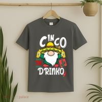 Cinco De Drinko Gnome T-Shirt thumb 2