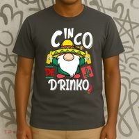 Cinco De Drinko Gnome T-Shirt thumb 3