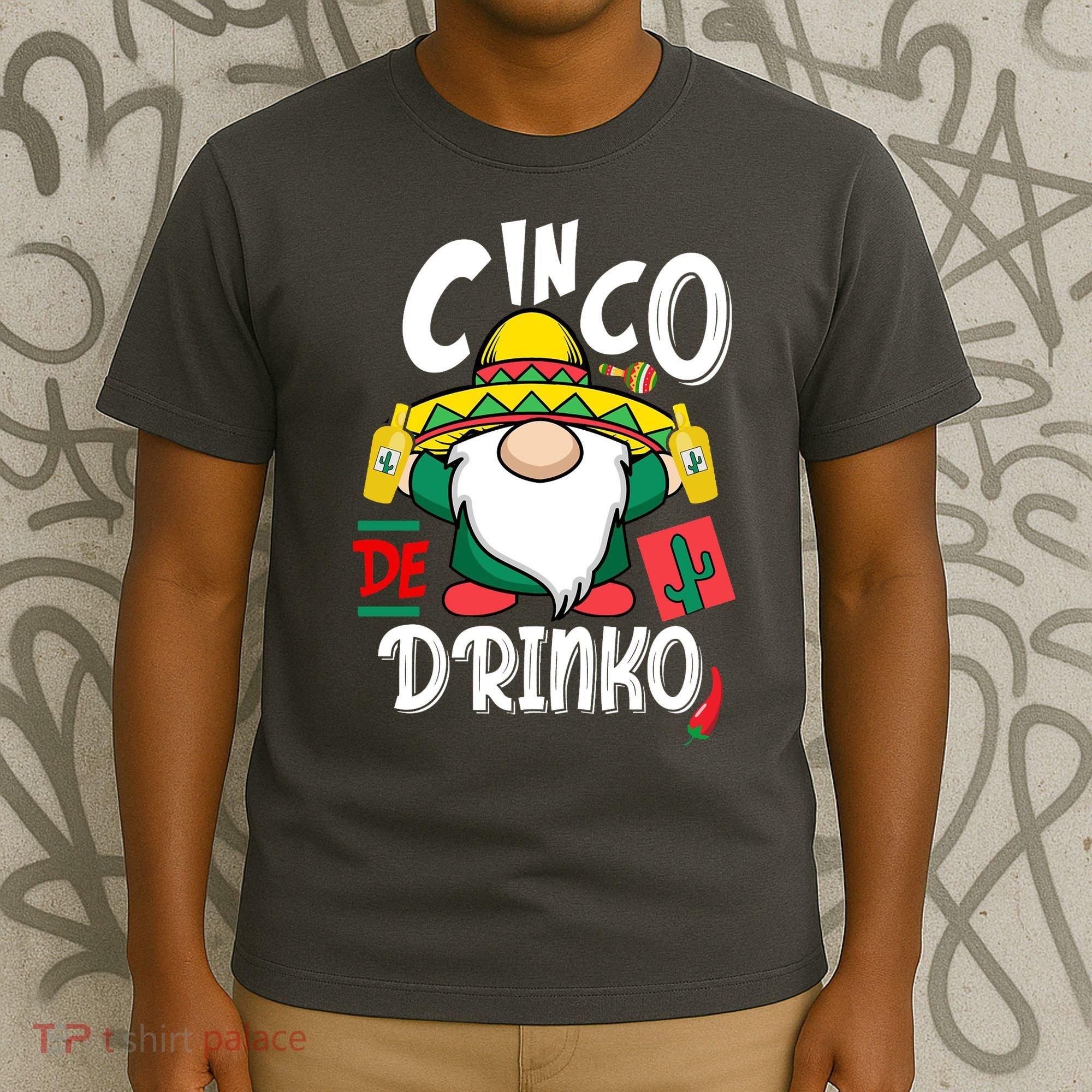 Cinco De Drinko Gnome T-Shirt