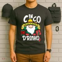 Cinco De Drinko Gnome T-Shirt thumb 6