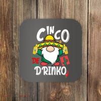 Cinco De Drinko Gnome Coaster thumb 0