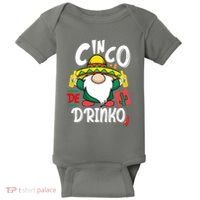 Cinco De Drinko Gnome Baby Bodysuit thumb 0