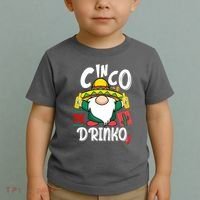 Cinco De Drinko Gnome Toddler T-Shirt thumb 2