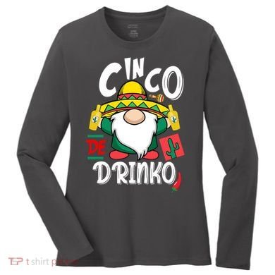 Cinco De Drinko Gnome Women's Long Sleeve Shirt