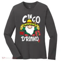 Cinco De Drinko Gnome Women's Long Sleeve Shirt thumb 0